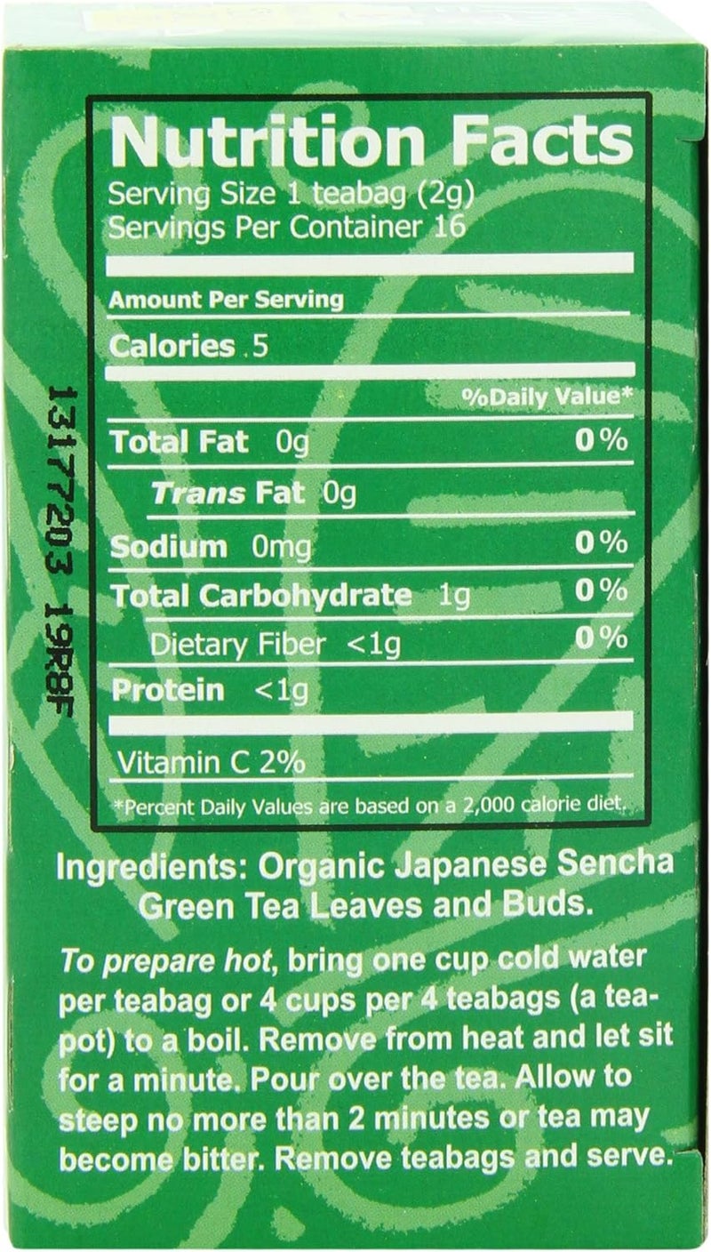 Haiku Organic Japanese Sencha Green Tea, 16 Teabags (Pack of 6) - Image 2